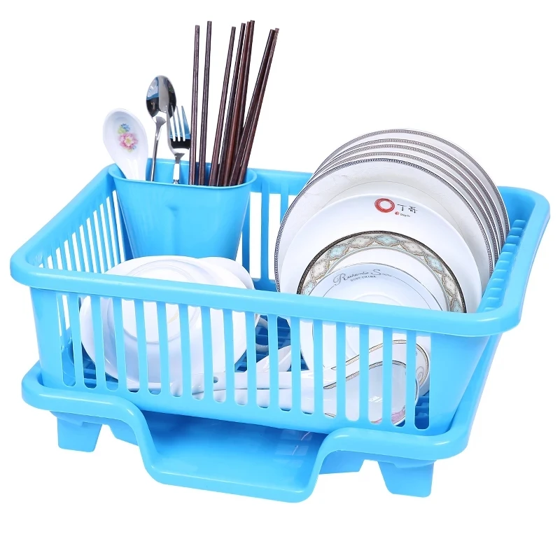 Dryer plastic chopsticks dish bowl sink basket rack storage holder/drainer bowl dish rack/cutlery drainer