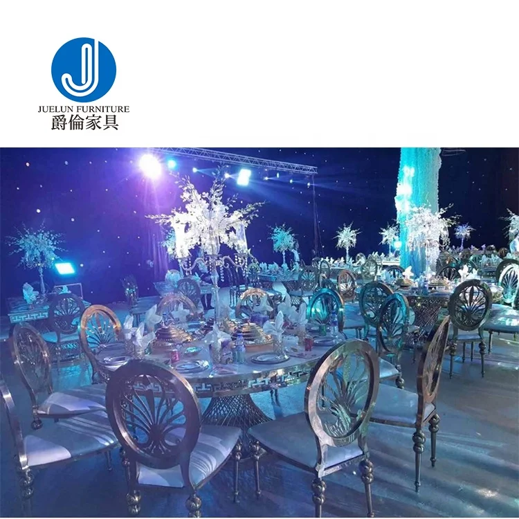 Modern 10-12 seater round table stainless steel gold 10 seater dining table 12  seaters glass dining table