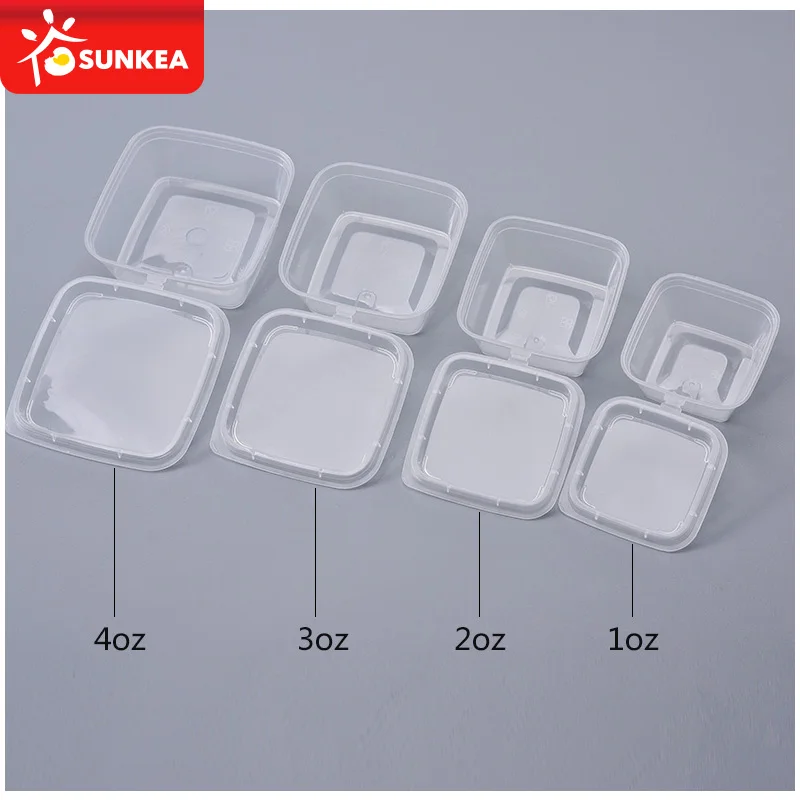 Cup Jello Shots Sauce Condiment Souffle Dressing Portion Sampling Mini Plastic Sauce Container Food Clear Single Wall