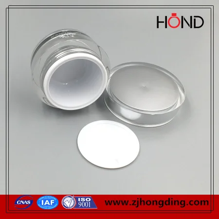 wholesale acrylic jar wine red 5g cone round cosmetic acrylic jar sleeping spray jars