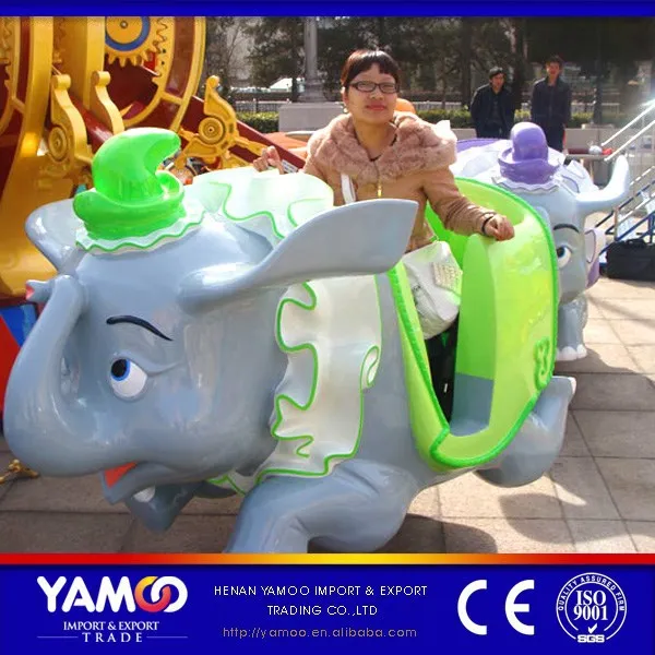 Best Popular! Carnival Rides Sale Flying Elephant/China Theme Park Equipment Divine Dumbo Rides for sale