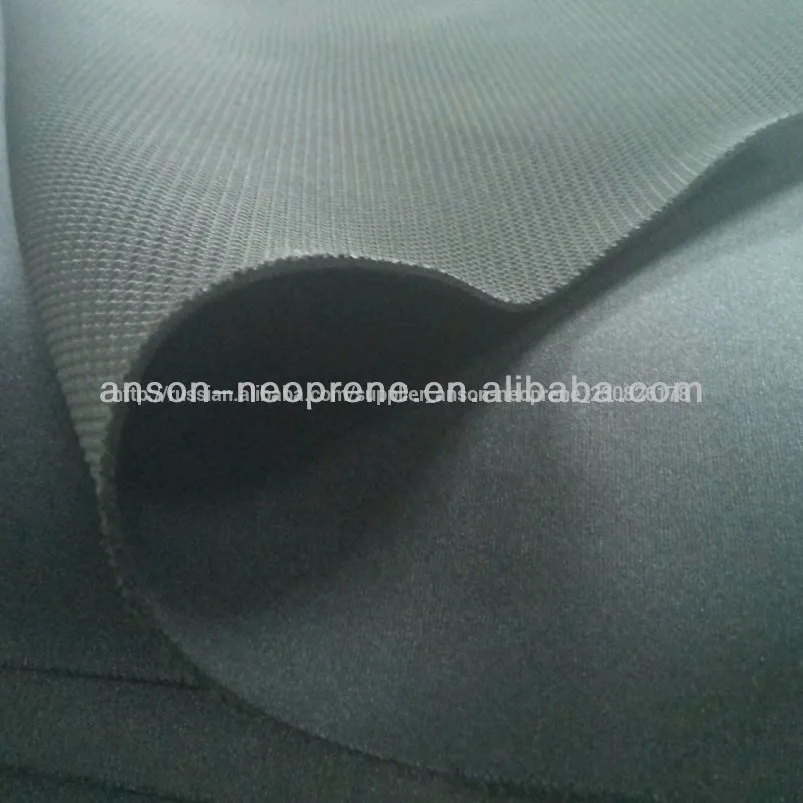 embossed foam fabric sheet for slip resistance, embossed after neoprene laminated