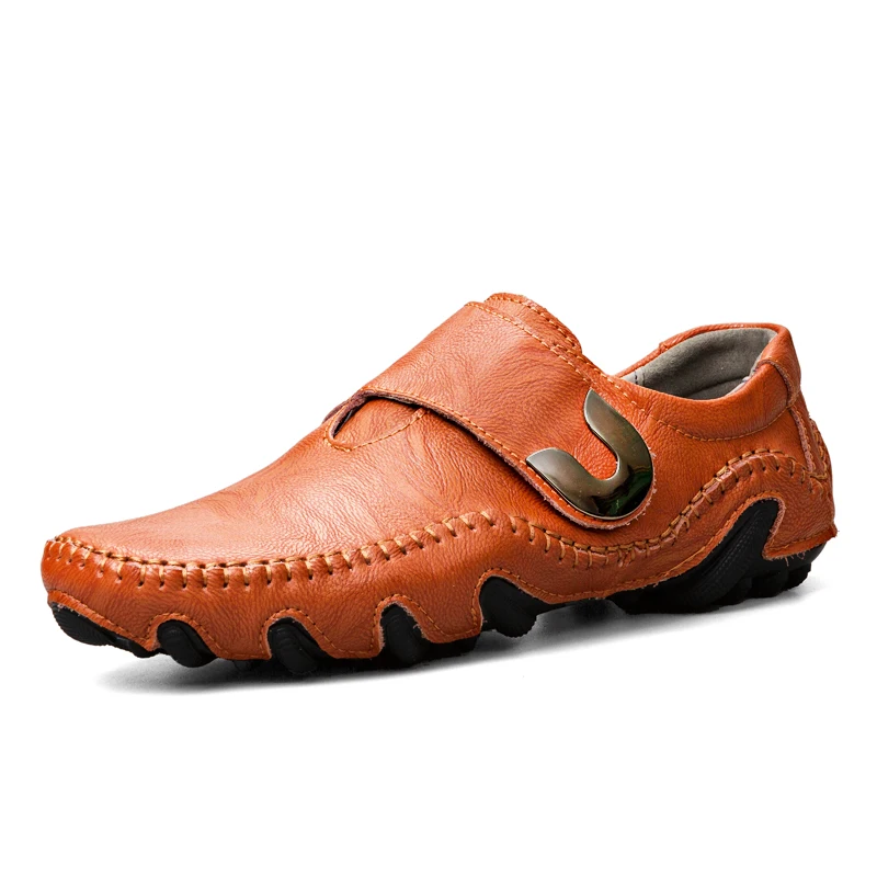 Best selling latest fashion driving shoes genuine leather casual shoes