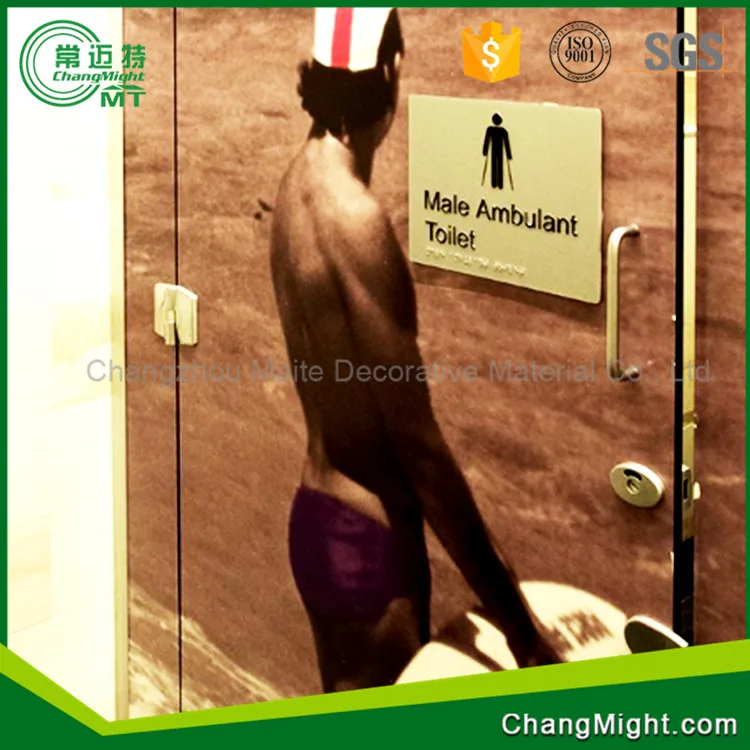 HOT SALE  high pressure laminate/morden new products high gloss hpl/complete/DIY ART COMPACT LAMINATES in changzhou