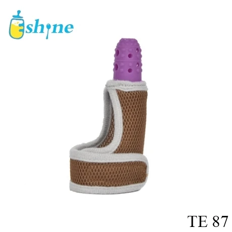Baby Child Finger Guard Stop Thumb Sucking Wrist Band  Pacifier Born Dental Care  Nursing   baby teether mitten