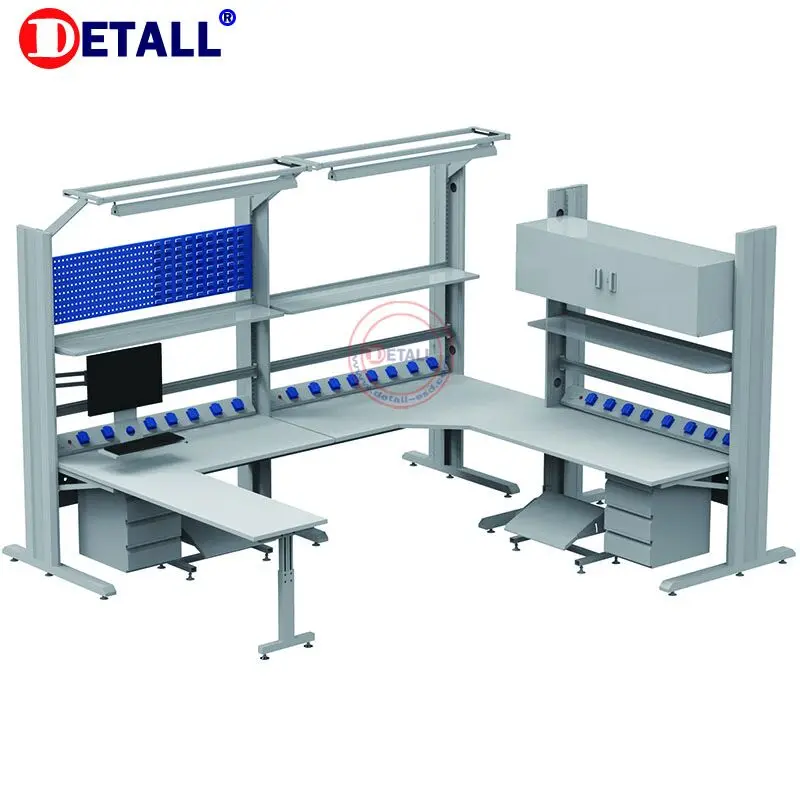 Detall Electrical professional multi-functional ESD work benches for electronics assembly