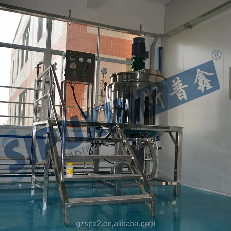 Sipuxin mixing liquid detergent mixer tank/liquid soap mixer/shampoo production line