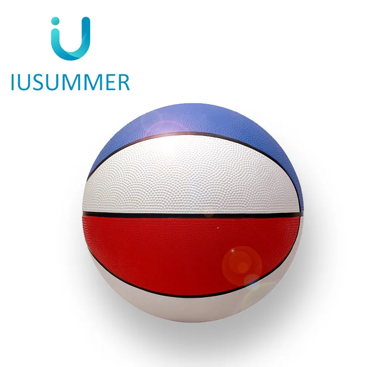 Low Price Rubber Basketball Suitable for Promotion Activities Printed Custom Logos
