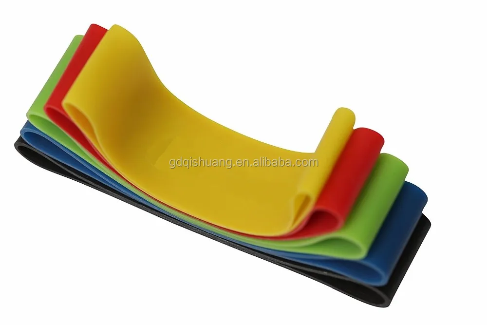 Finger Exercise Elastic Resistance Mini Loop Bands,Thera Loop Bands,5 level resistance