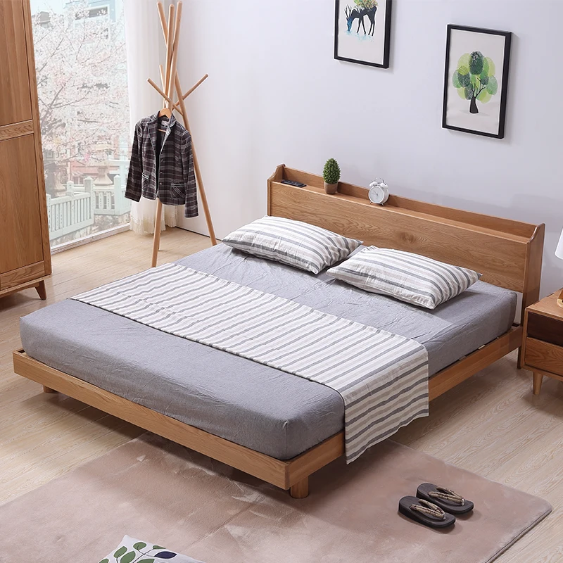 Japanese Style Latest Solid Wood Bed