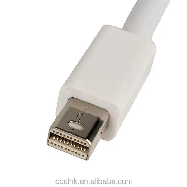 Mini DisplayPort DP Thunderbolt to DVI Adapter Cable for Macbook Pro Air iMac