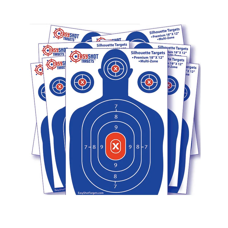 Рождественские современные популярные наклейки с тремя силуэтами на заказ, неоновые апельсиновые наклейки Bullseye