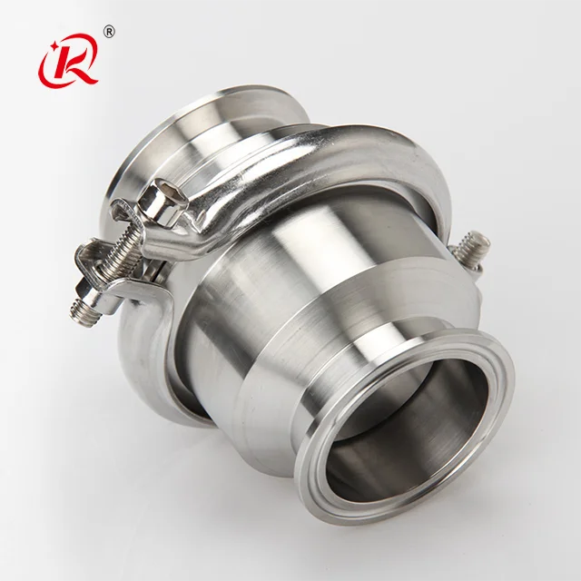 KQ Sanitary Stainless Steel ss 304 316 Tri clamp triclamp tri-clamp 2 inch 6' ferrule non return check valve