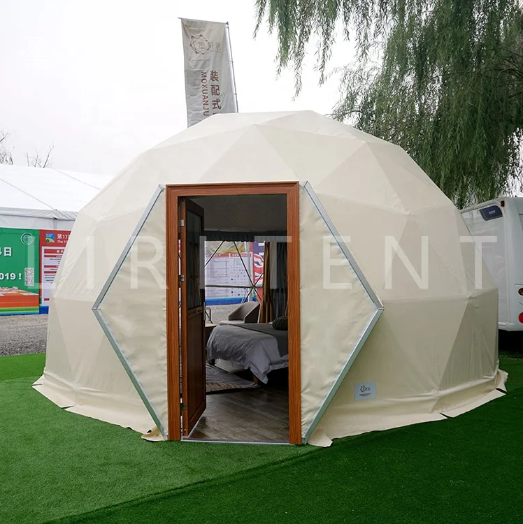 New Waterproof Half Dome Five Star Luxury Hotel Resort Dome Glamping Tent Factory Price