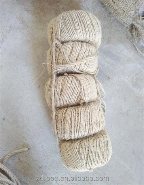 Twist Rope Type Jute Manila Sisal Material Natural Color Jute Sisal Rope Jute Twine for Sale