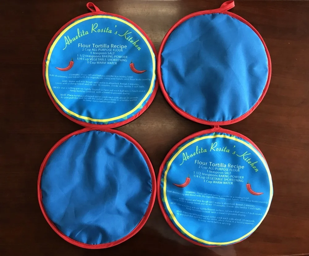 Different nice design Fabric Tortilla Warmer,Mexico totilla
