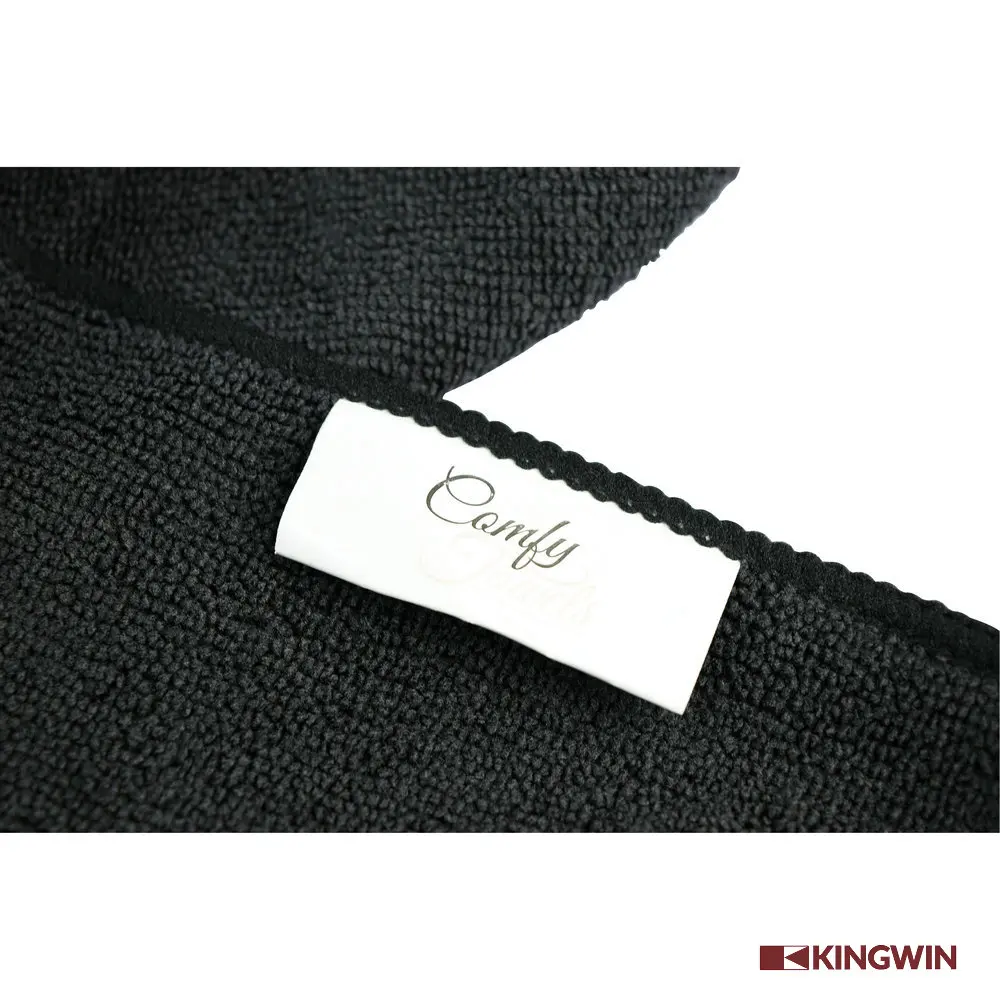 Professional black cotton salon towels,towels for spa
