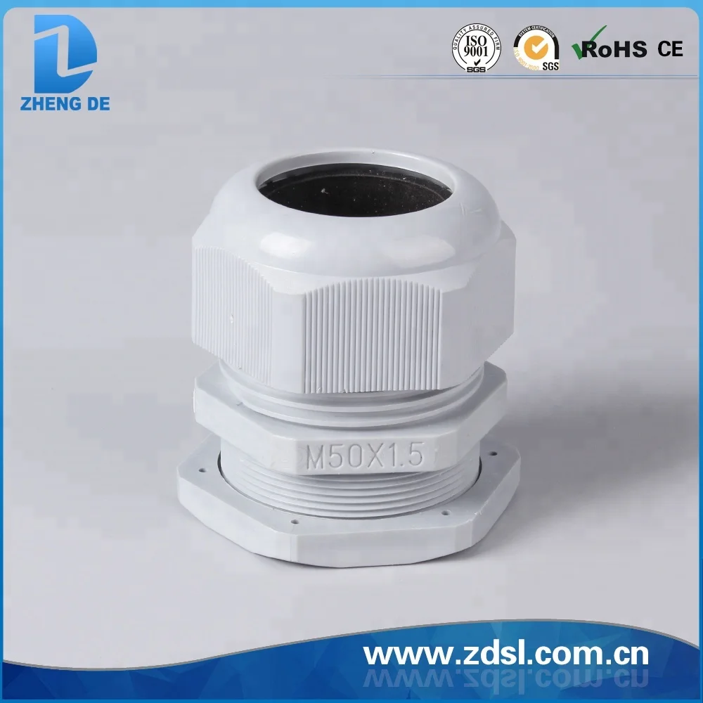 CE PVC IP68 Multi-Function WaterProof Nylon Plastic Cable Glands Of Cable Connector