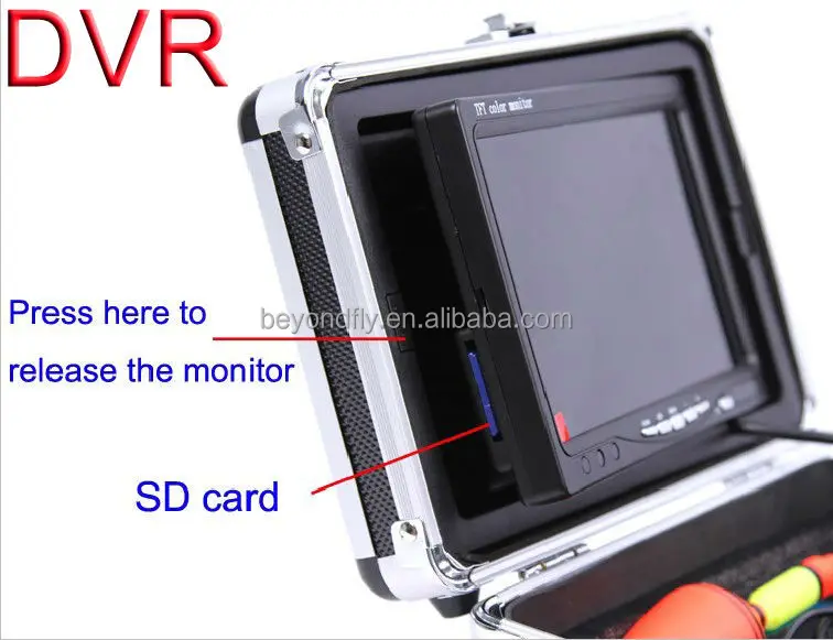 
HD 1000 TVL Underwater Ice Fishin Camera Fish Finder Diving Camera with DVR CR110-7LG with 15 - 30 meters super strong cable 