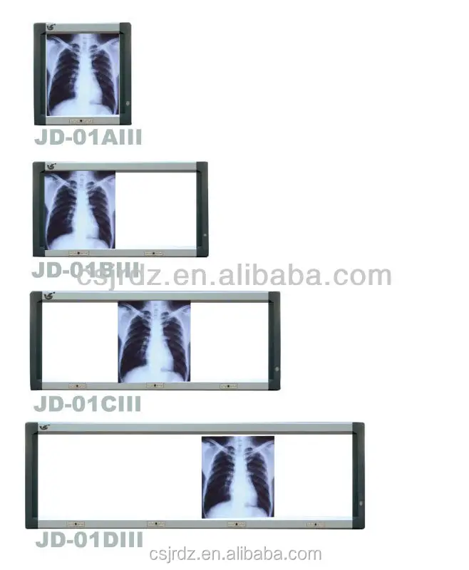 
LED X ray medical view box Double panel JD 01BIII Jinde X ray film viewing box 