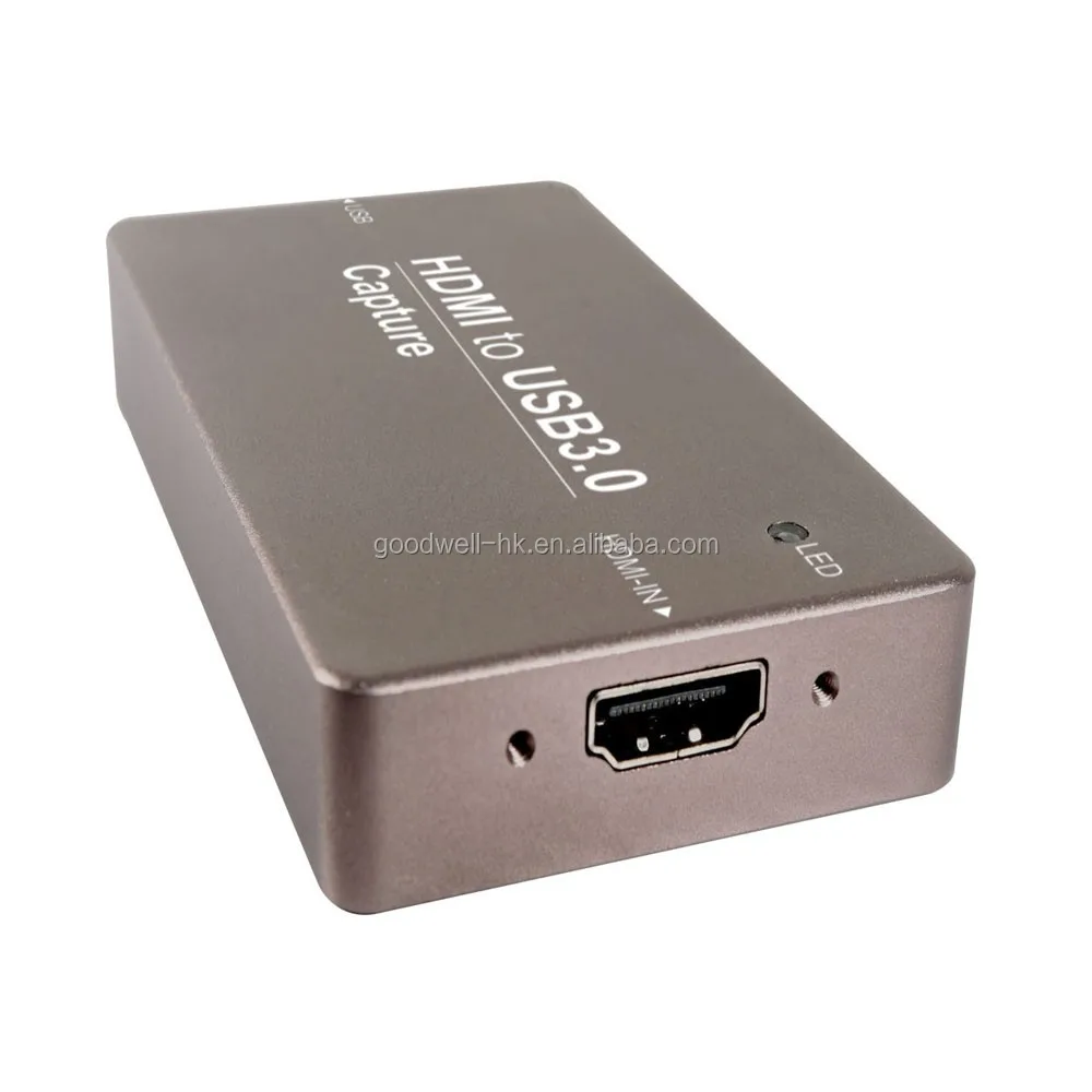 Plug & Play HDMI-USB3.0 Dongle Professional USB Capture Card with Metal Case ,Easy to Take