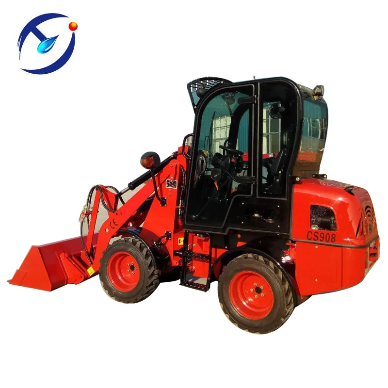 1000kg Mini Wheel Loader with Chinese Hydrostatic Transmission System