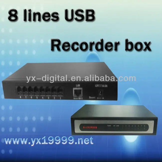 атс 8- линия рекордер телефону 8 линии рекордер телефону коробка, атс записи разговоров, телефон recorder