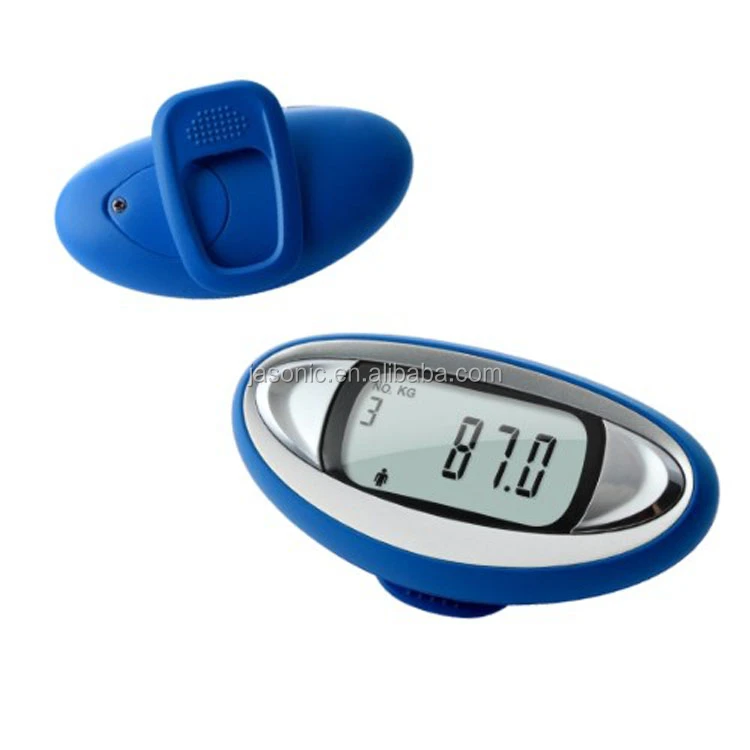 New Design Body Fat Pedometer with Step Timer and Belt Clip