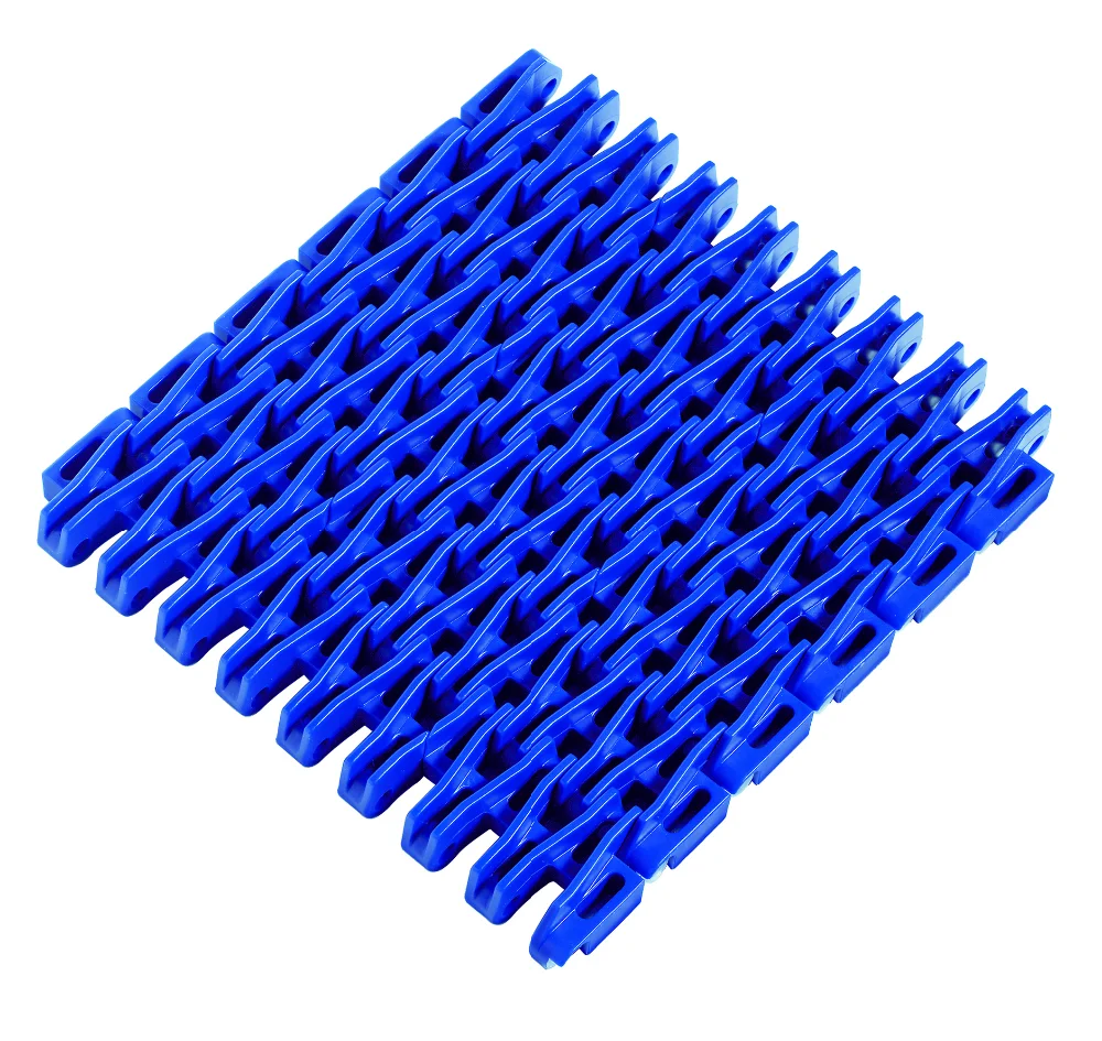 Bread baking modular plastic conveyor belt for food industry