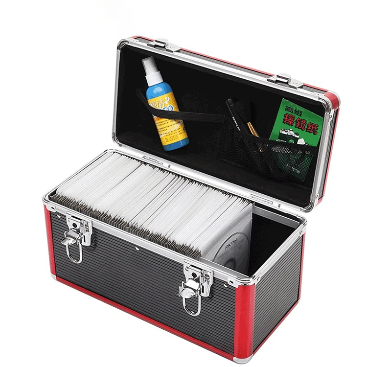 Large custom makeup jewel plastic wooden aluminum 1000 cd case