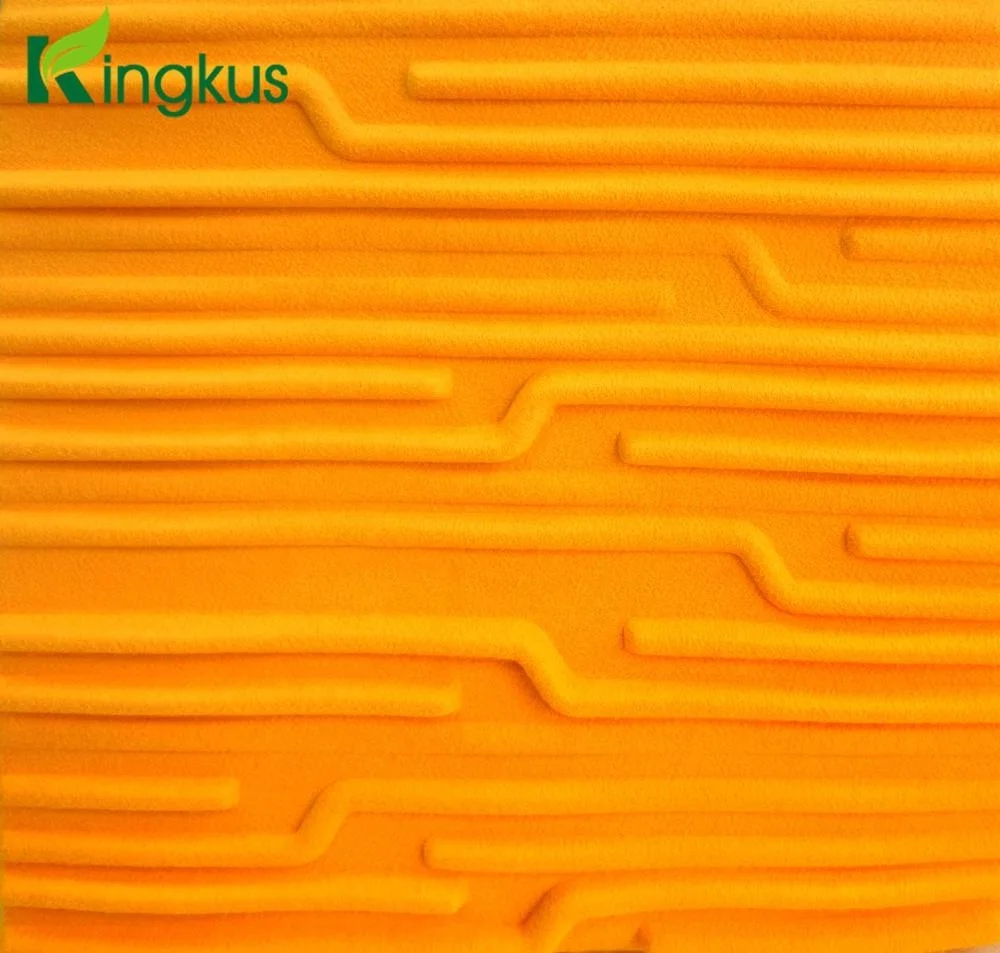 Трехмерная акустическая панель из полиэфирного волокна, изоляция акустической панели из полиэфирного волокна