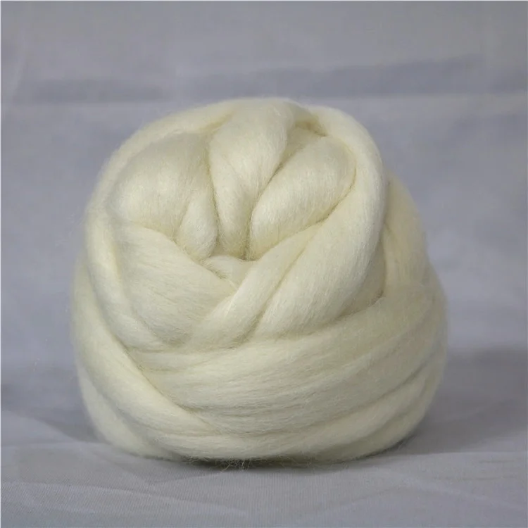 
Merino wool yarn super chunky for hand knitting wool roving giant yarn 