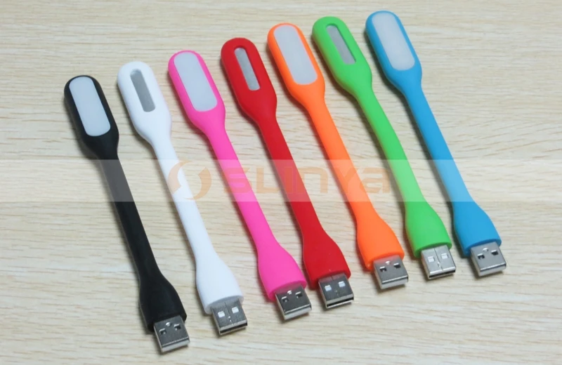 1.2W Flexible Silicone Grip Portable USB Desk Book Light