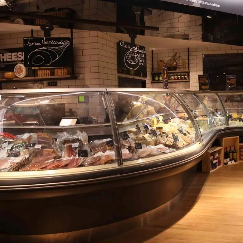 
 Холодильная витрина для мяса мясника  