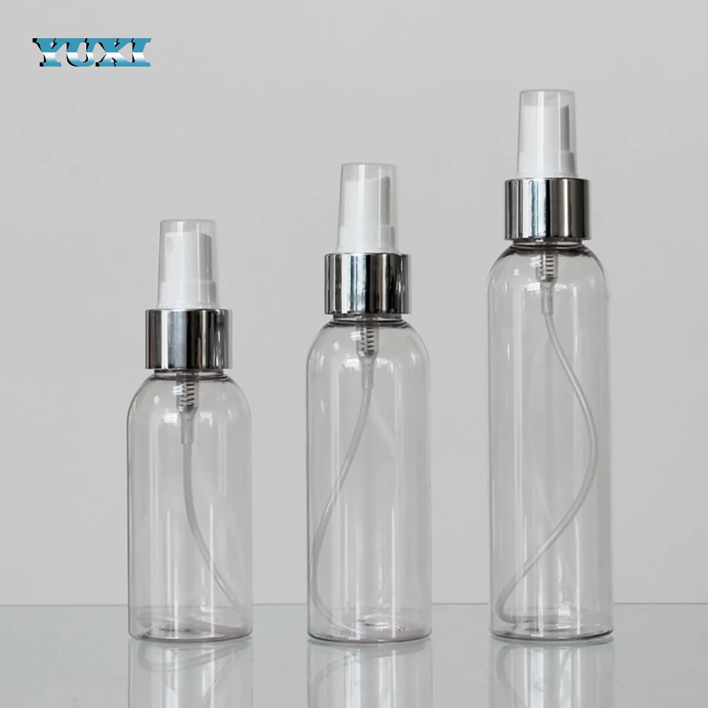 100 ml 100ml small clear plastic bottle with long nozzle