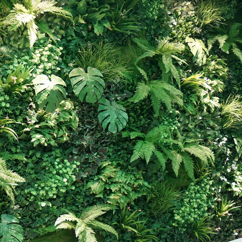 home and outdoor decoration garden wall covering cheap artificial plants vertical garden plastic green wall