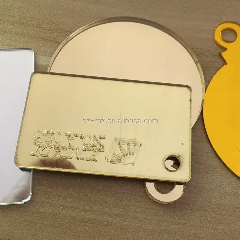  Пластиковые зеркальные акриловые квадратные Золотые Зеркала 400x300x3 мм домашний гостиничный Свадебный декор ПММА настенная наклейка одностороннее зеркало