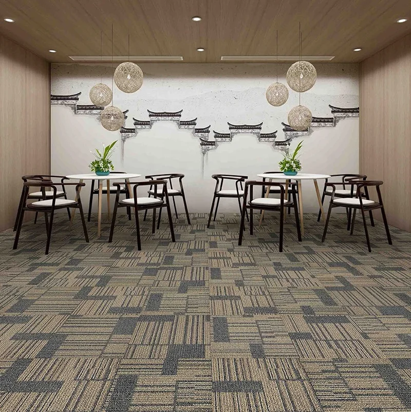 Easycarpeter TACK137 Wholesale 50x50cm Carpet Manufacturer Luxury Living Room Carpet Tiles