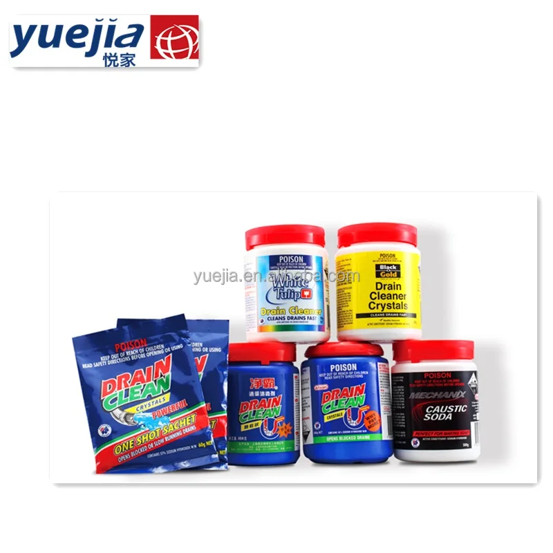 Бытовой новый эффективный порошок для очистки дренажных труб туалета
