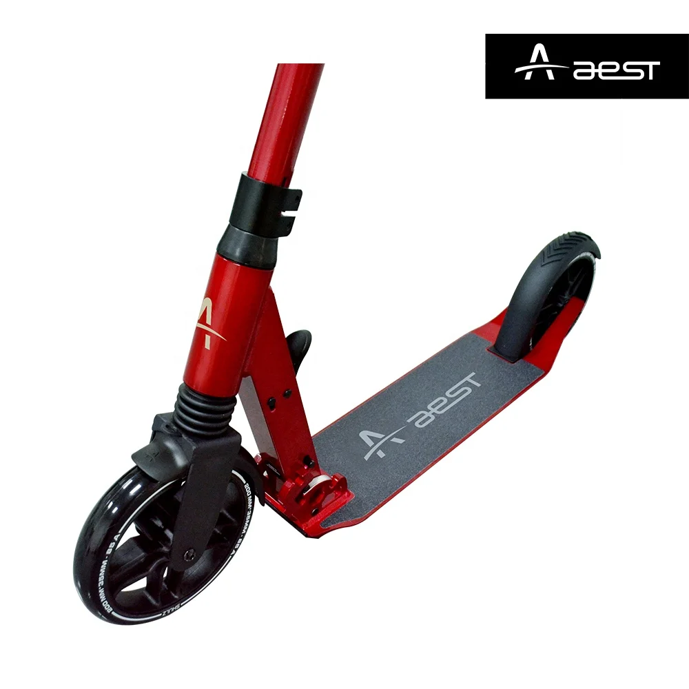AEST 8 inch foot scooter 2 big wheel adult kick scooter