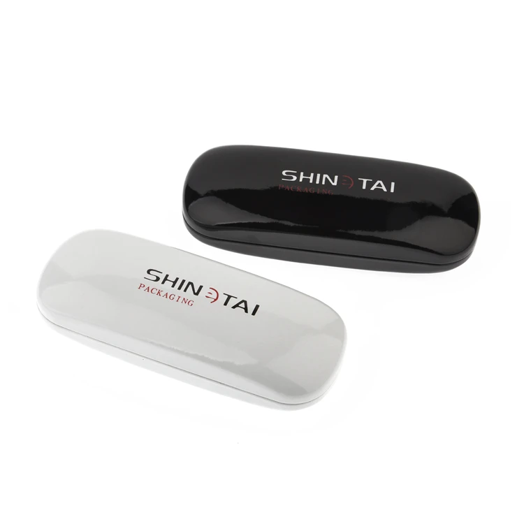 Custom Printing Metal Glasses Case Branded Metal Eyewear Box Hard Optical Eyewear Case