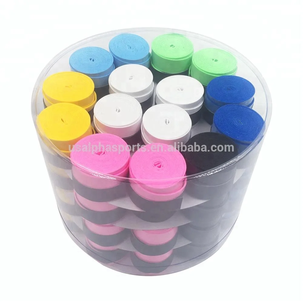 
Customize Tennis grip tape Hot sale PU badminton overgrip for tennis racket 