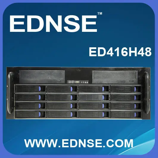 ed416h48 19 дюймов нан 16 hdd бухты шасси сервера
