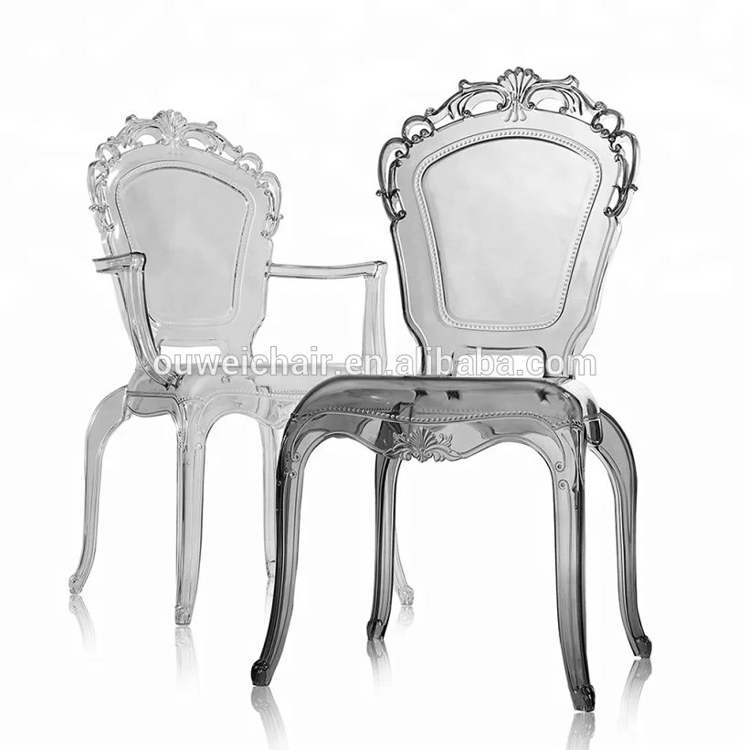acrylic clear princess chair for wedding event used