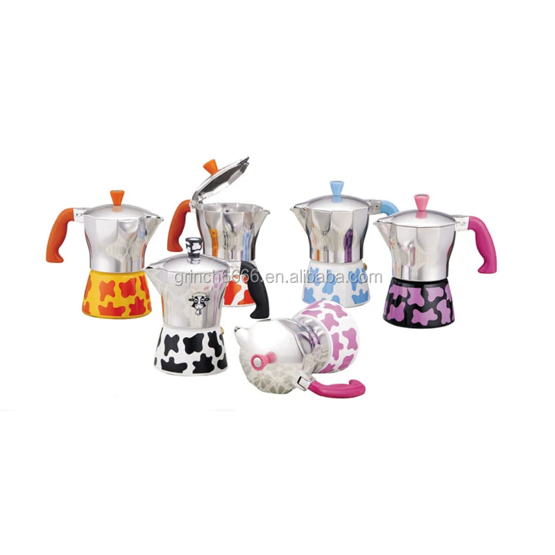 Aluminium moka express 3 cup espresso coffee maker Moca pot