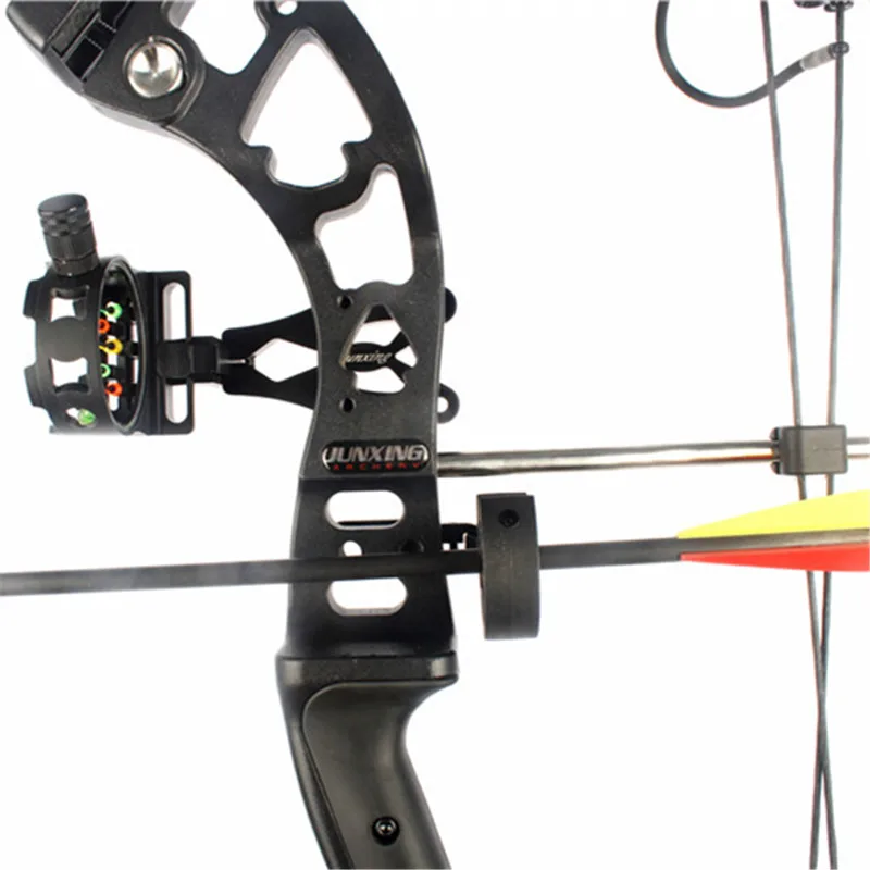 Junxing archery M125 compound bow with Super aircraft class aluminium riser  for hunting china wholesale