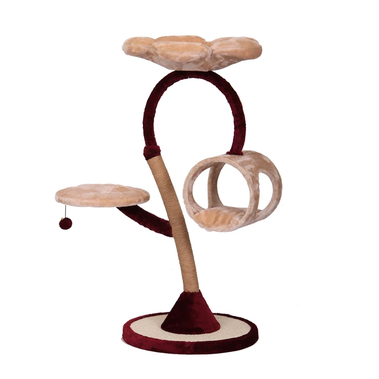 New adjustable cute cat scratcher tree house