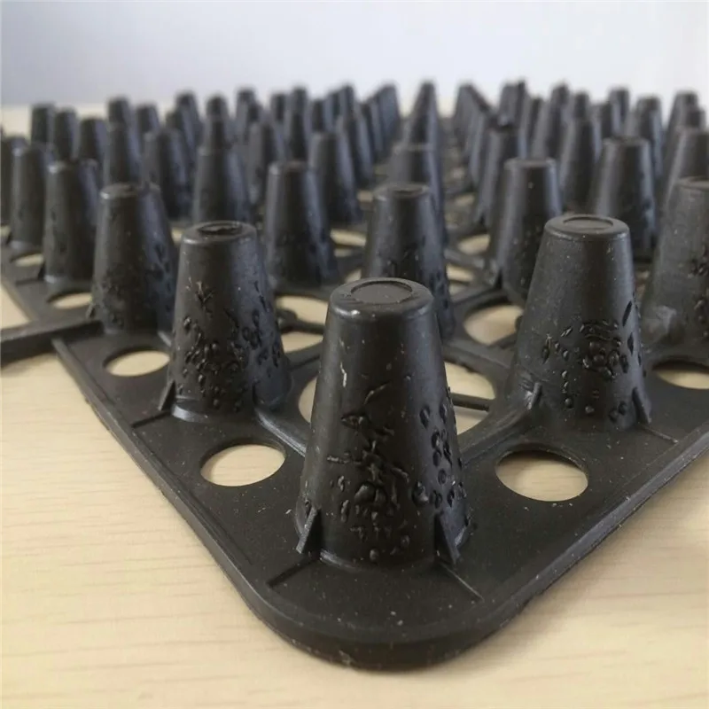 HDPE Plastic Storage-Drainage Board/50*50cm/ White dimple board/H20mm