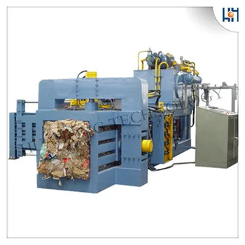 Cotton baler cardboard baling press machine hydraulic baler for plastic
