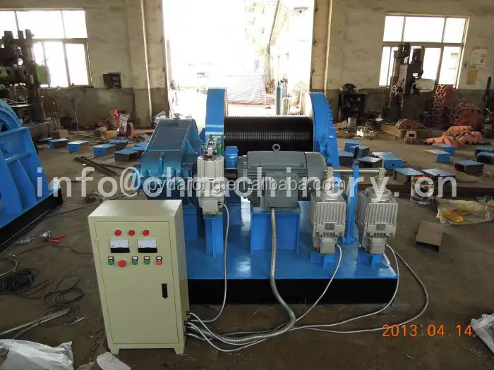 Mine sinking shaft winch 10ton lifting machine